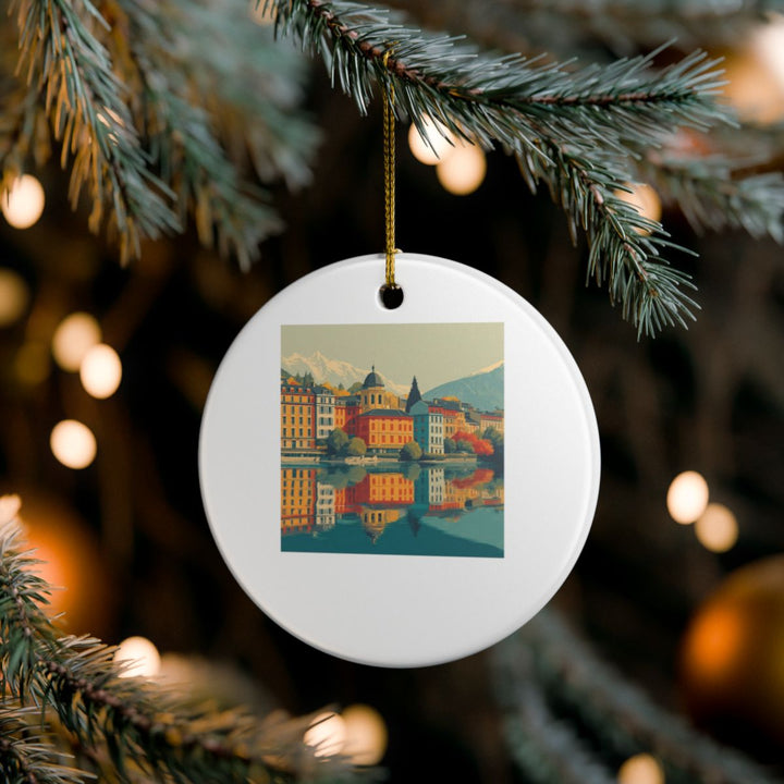 Geneva Ornament: Unique Geneva Souvenir, Geneva Xmas Decor, and Authentic Geneva Gift