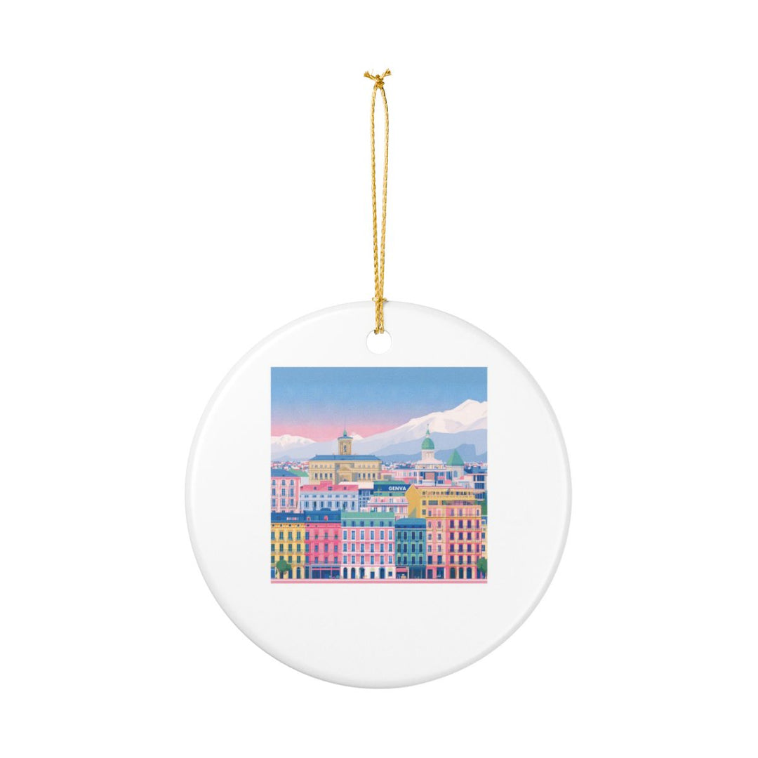 Geneva Ornament: Unique Geneva Souvenir, Geneva Xmas Decor, and Authentic Geneva Gift
