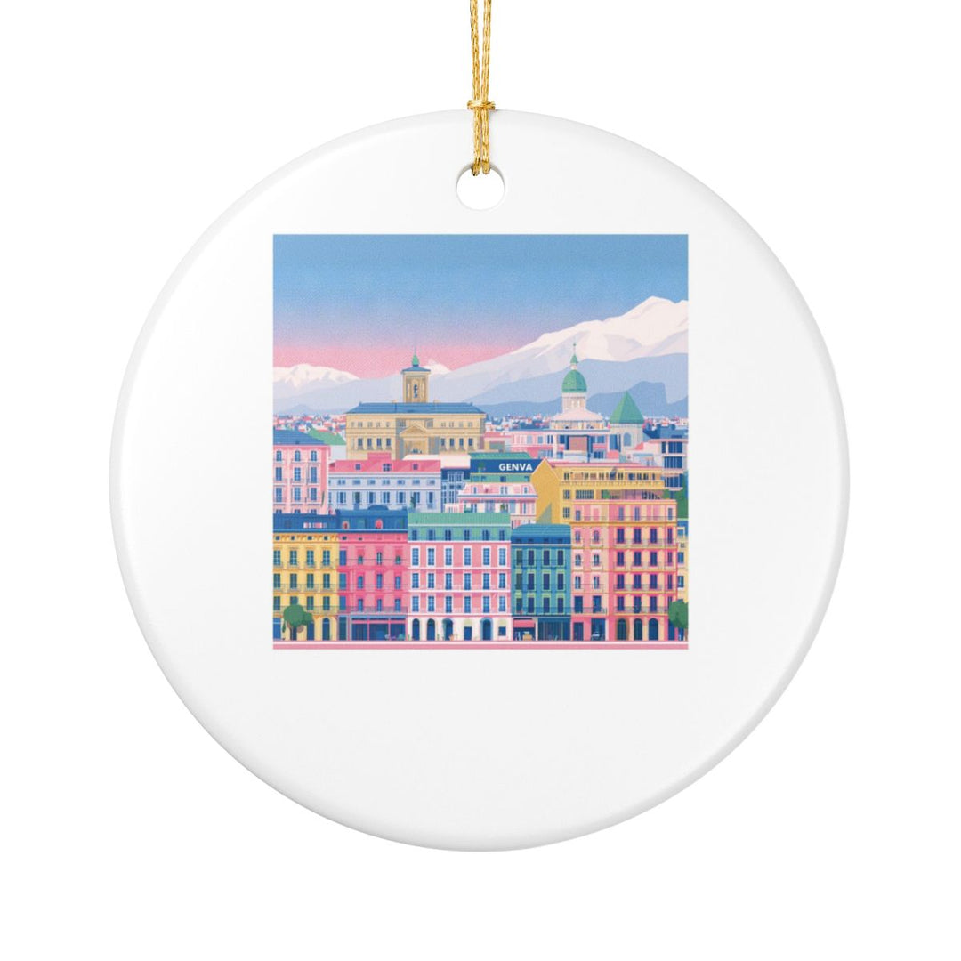Geneva Ornament: Unique Geneva Souvenir, Geneva Xmas Decor, and Authentic Geneva Gift