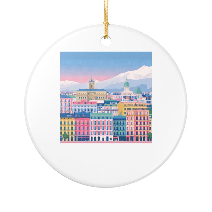 Geneva Ornament: Unique Geneva Souvenir, Geneva Xmas Decor, and Authentic Geneva Gift