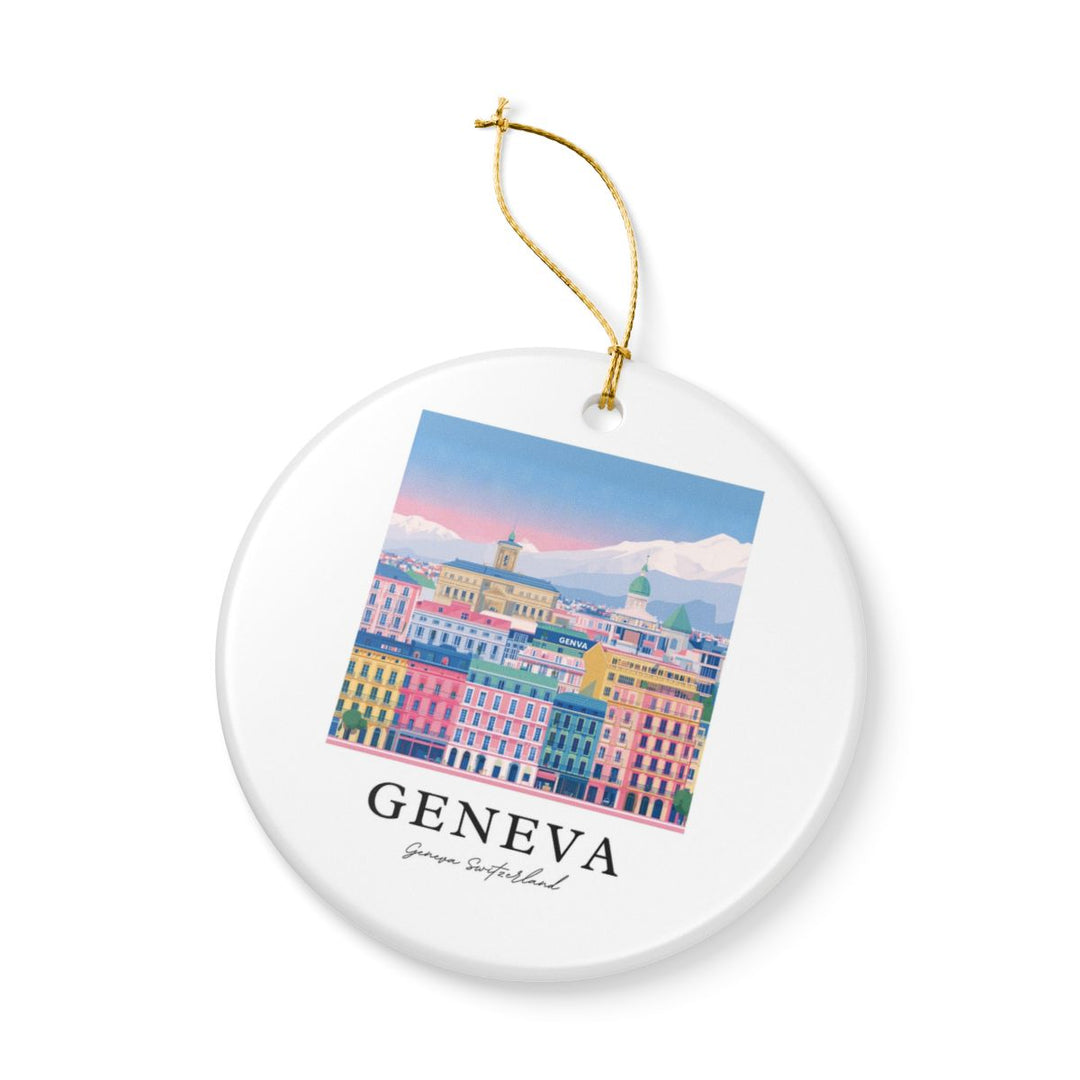 Geneva Ornament | Christmas Travel Souvenir Gift