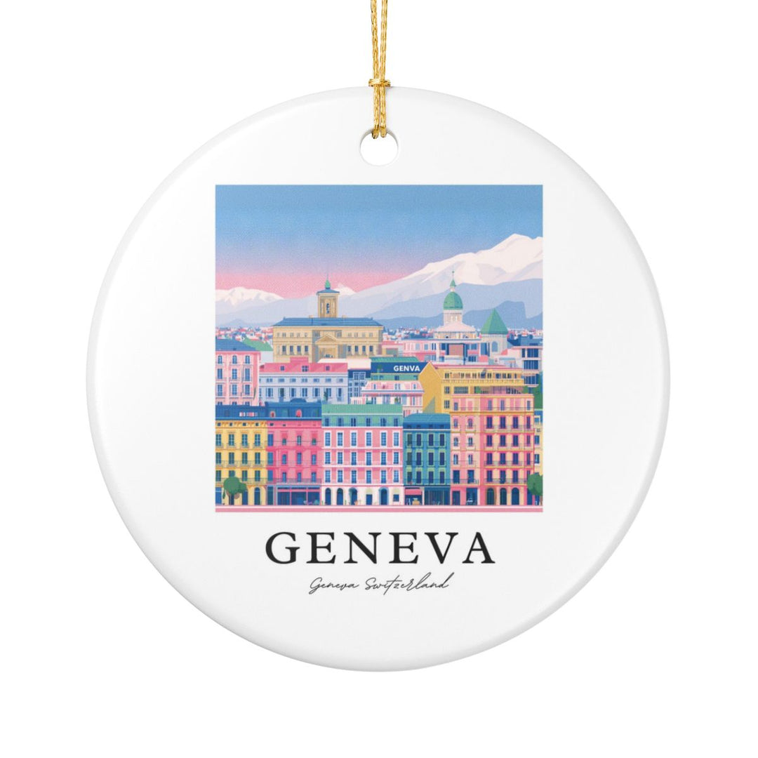 Geneva Ornament | Christmas Travel Souvenir Gift