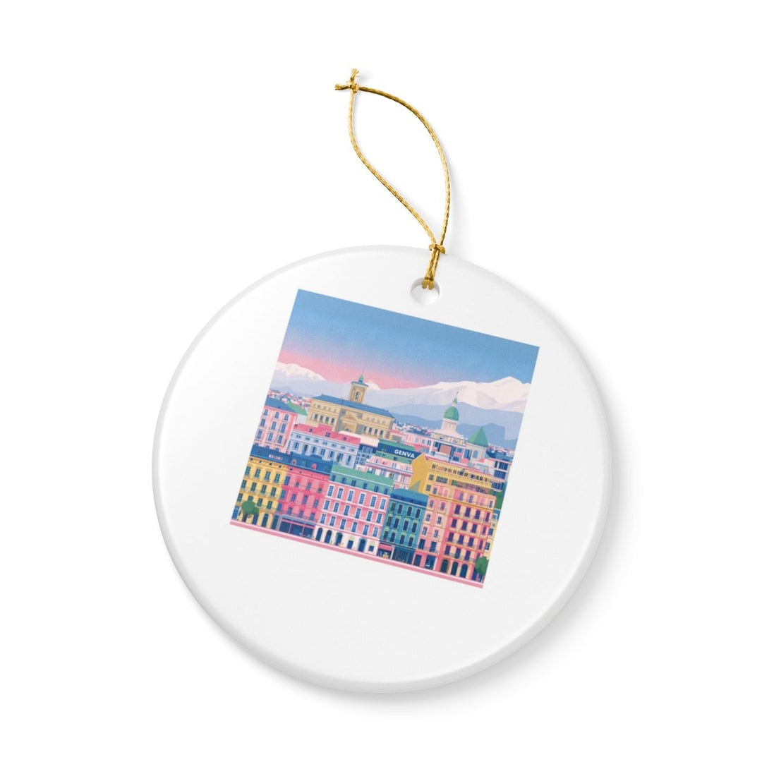 Geneva Ornament: Unique Geneva Souvenir, Geneva Xmas Decor, and Authentic Geneva Gift