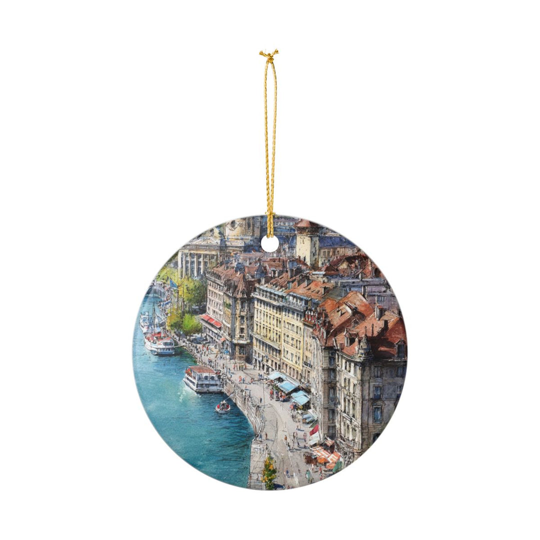 Geneva Ornament: Unique Geneva Souvenir, Geneva Xmas Decor, and Authentic Geneva Gift