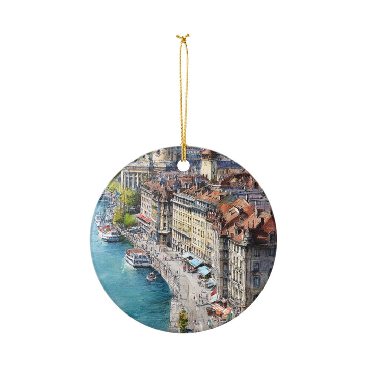 Geneva Ornament: Unique Geneva Souvenir, Geneva Xmas Decor, and Authentic Geneva Gift