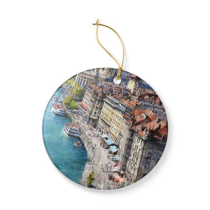 Geneva Ornament: Unique Geneva Souvenir, Geneva Xmas Decor, and Authentic Geneva Gift