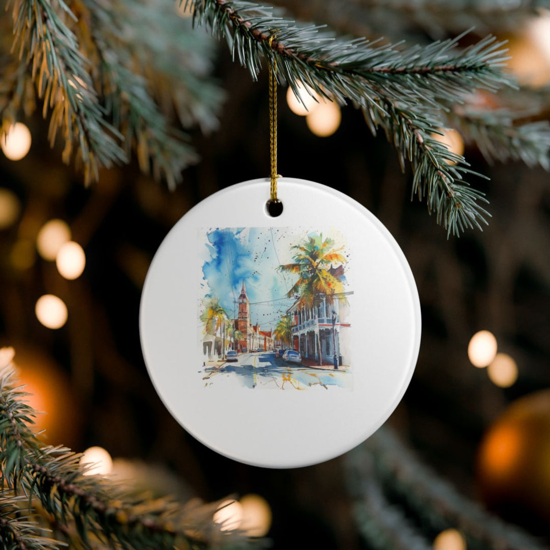 Georgetown Guyana Ornament: Unique Georgetown Souvenir, Georgetown Guyana Xmas Decor, and Authentic Georgetown Gift