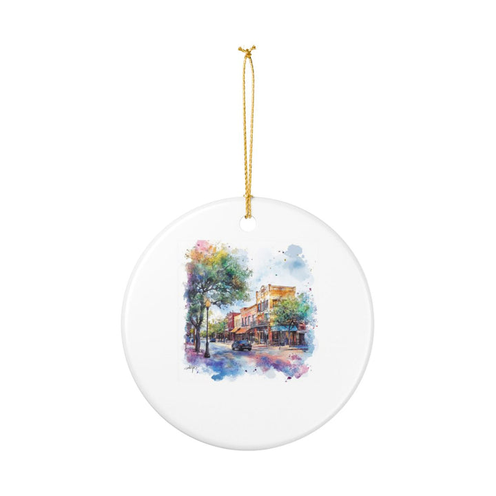 Georgetown Texas Ornament: Unique Georgetown Texas Souvenir, Georgetown Texas Xmas Decor, and Authentic Georgetown Texas Gift