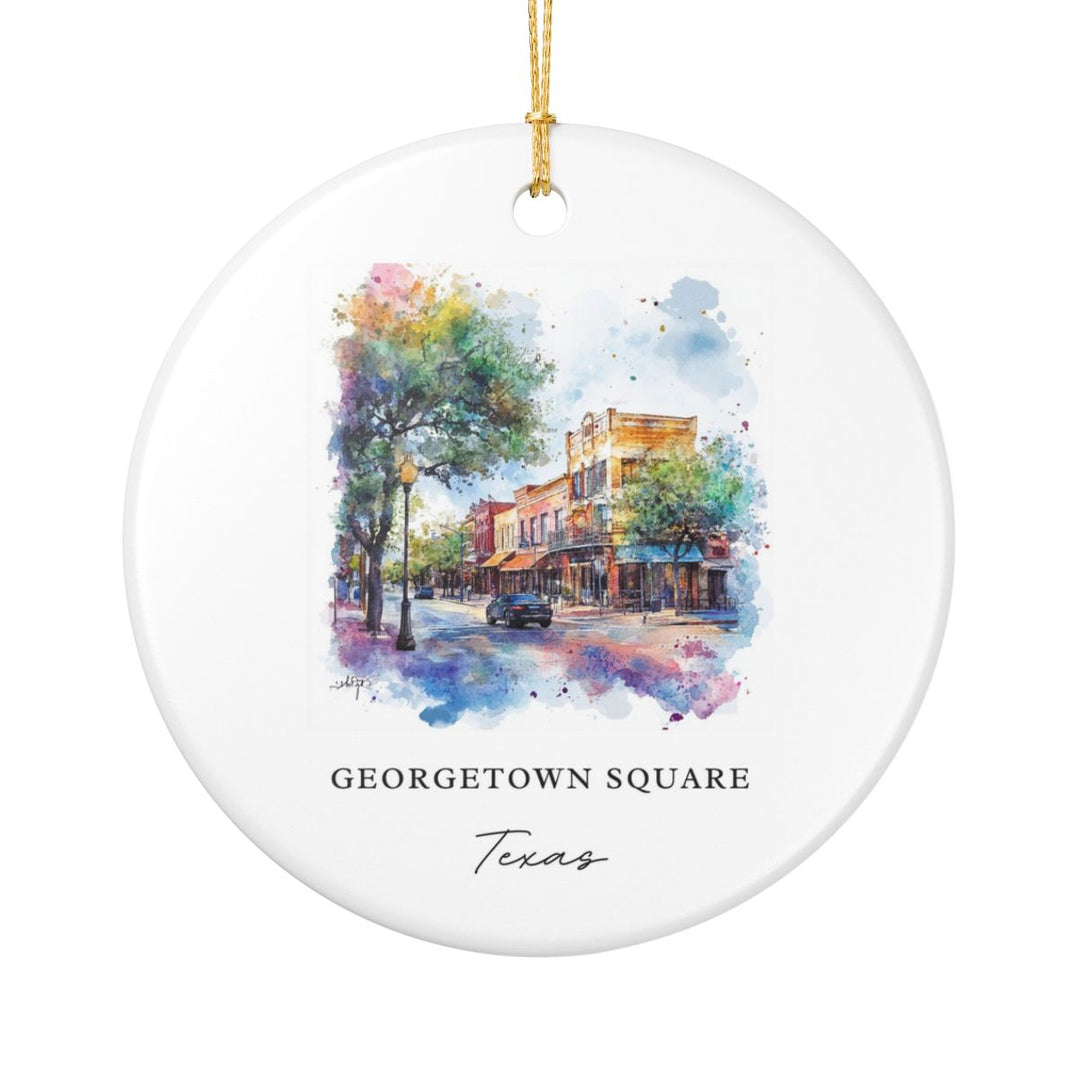 Georgetown Texas Ornament | Christmas Travel Souvenir Gift