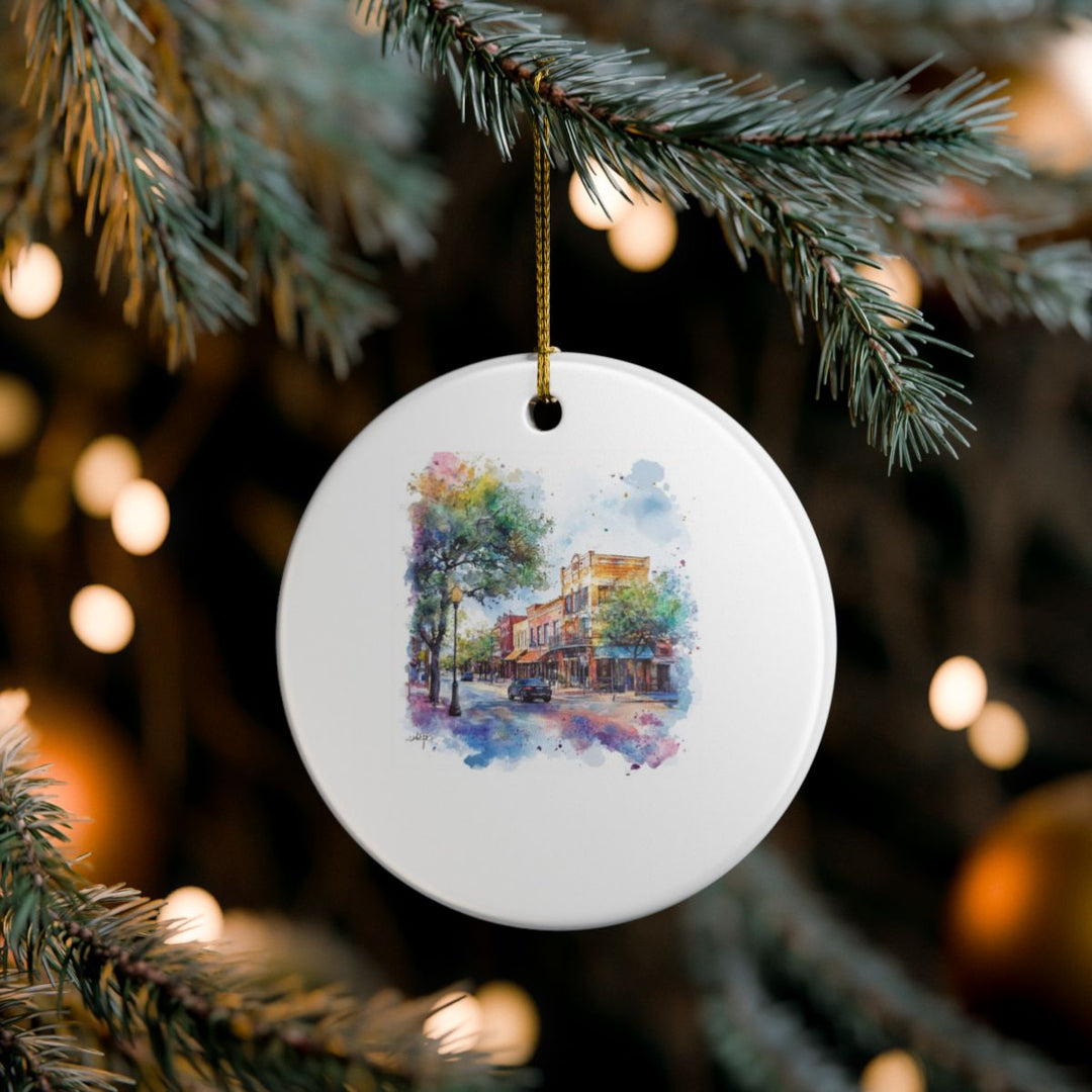 Georgetown Texas Ornament: Unique Georgetown Texas Souvenir, Georgetown Texas Xmas Decor, and Authentic Georgetown Texas Gift