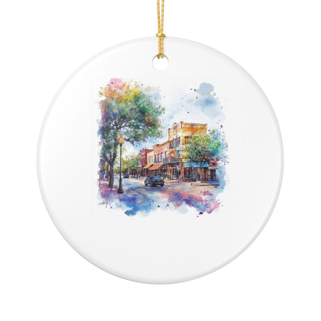Georgetown Texas Ornament: Unique Georgetown Texas Souvenir, Georgetown Texas Xmas Decor, and Authentic Georgetown Texas Gift
