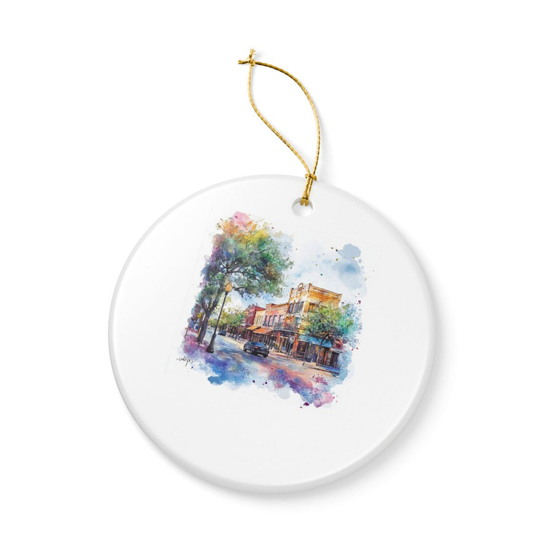 Georgetown Texas Ornament: Unique Georgetown Texas Souvenir, Georgetown Texas Xmas Decor, and Authentic Georgetown Texas Gift