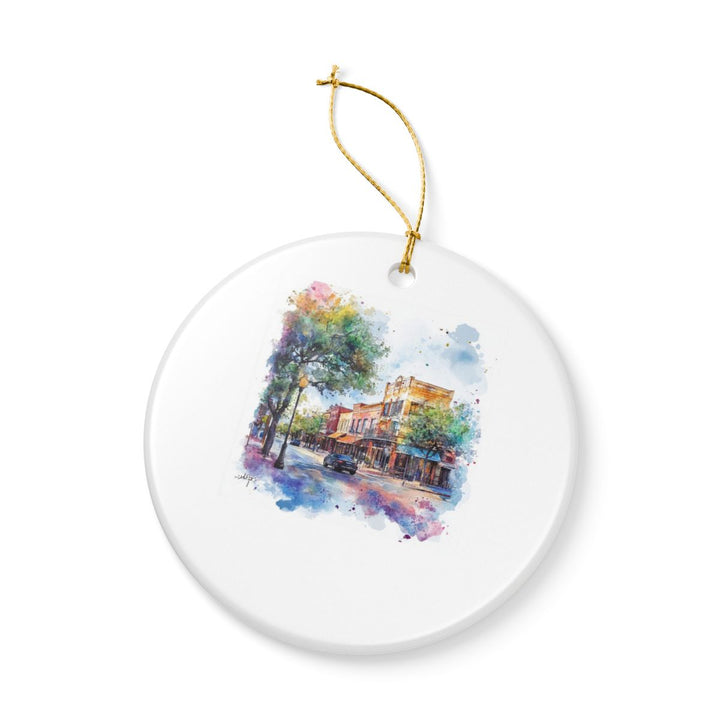 Georgetown Texas Ornament: Unique Georgetown Texas Souvenir, Georgetown Texas Xmas Decor, and Authentic Georgetown Texas Gift