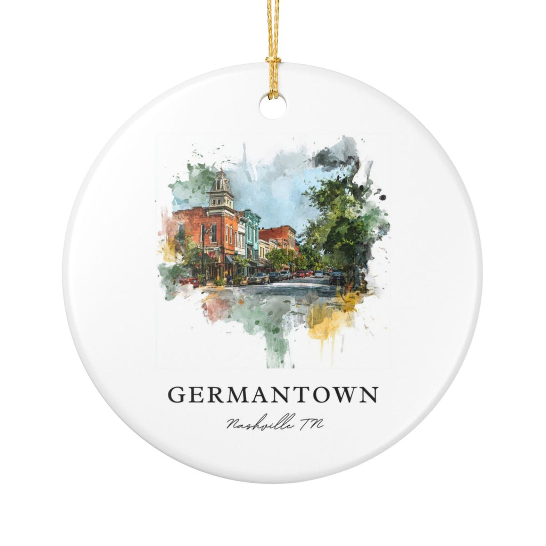 Germantown Nashville Ornament | Christmas Travel Souvenir Gift