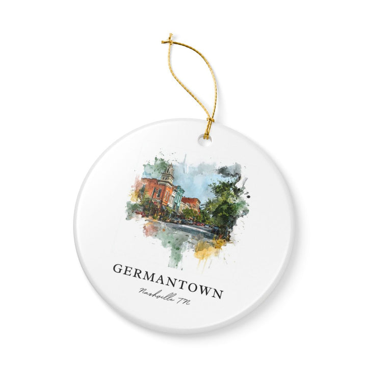 Germantown Nashville Ornament | Christmas Travel Souvenir Gift