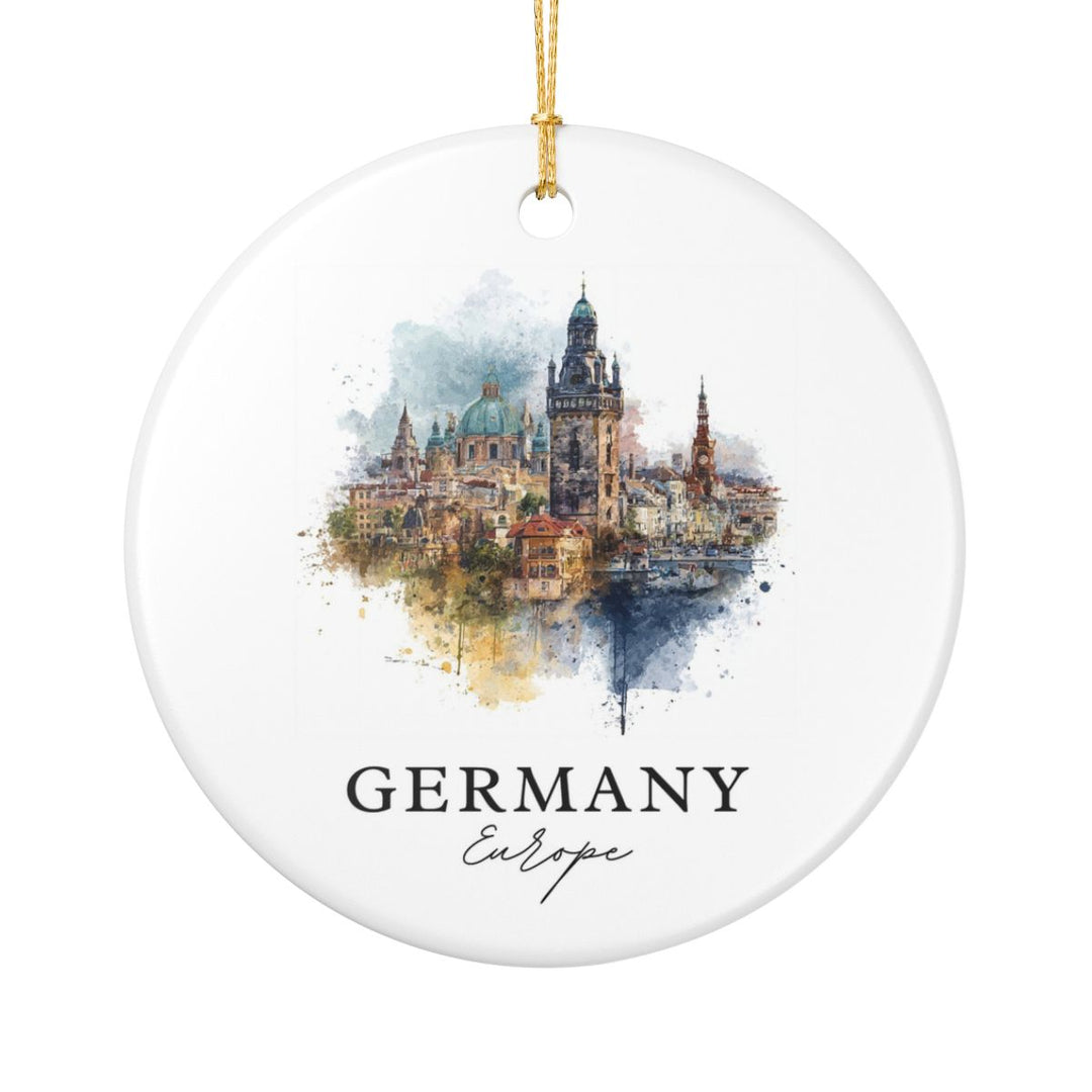 Germany Ornament: Unique Germany Souvenir, Germany Xmas Decor, and Authentic Germany Gift