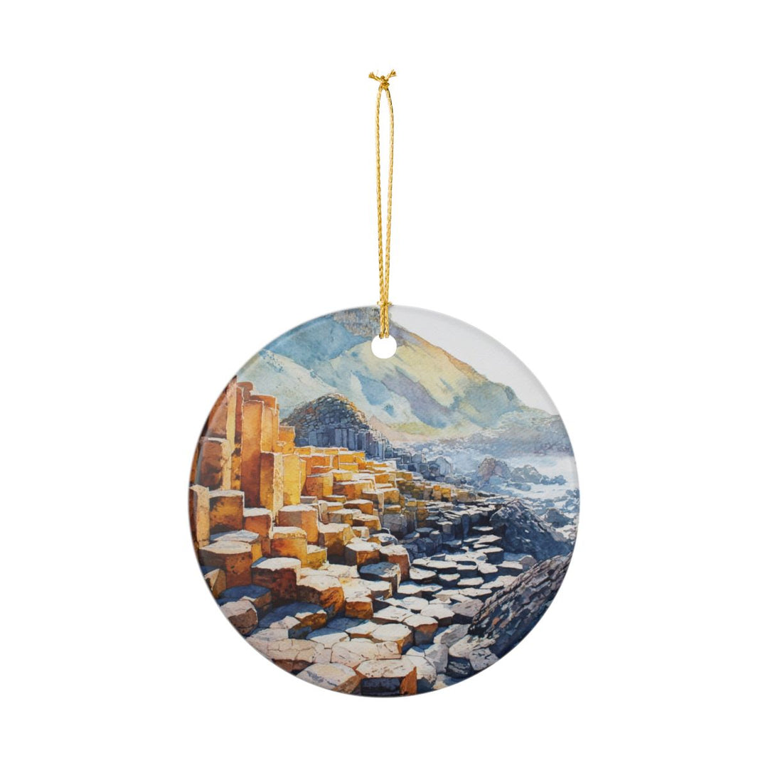 Giants Causeway Northern Ireland Ornament: Unique Giants Causeway Northern Souvenir, Giants Causeway Northern Ireland Xmas Decor, and Authentic Giants Causeway Northern Gift