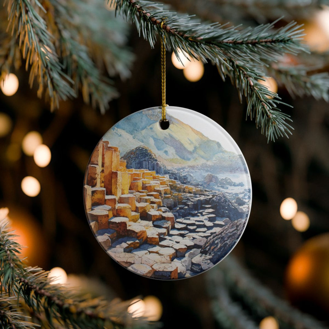 Giants Causeway Northern Ireland Ornament: Unique Giants Causeway Northern Souvenir, Giants Causeway Northern Ireland Xmas Decor, and Authentic Giants Causeway Northern Gift