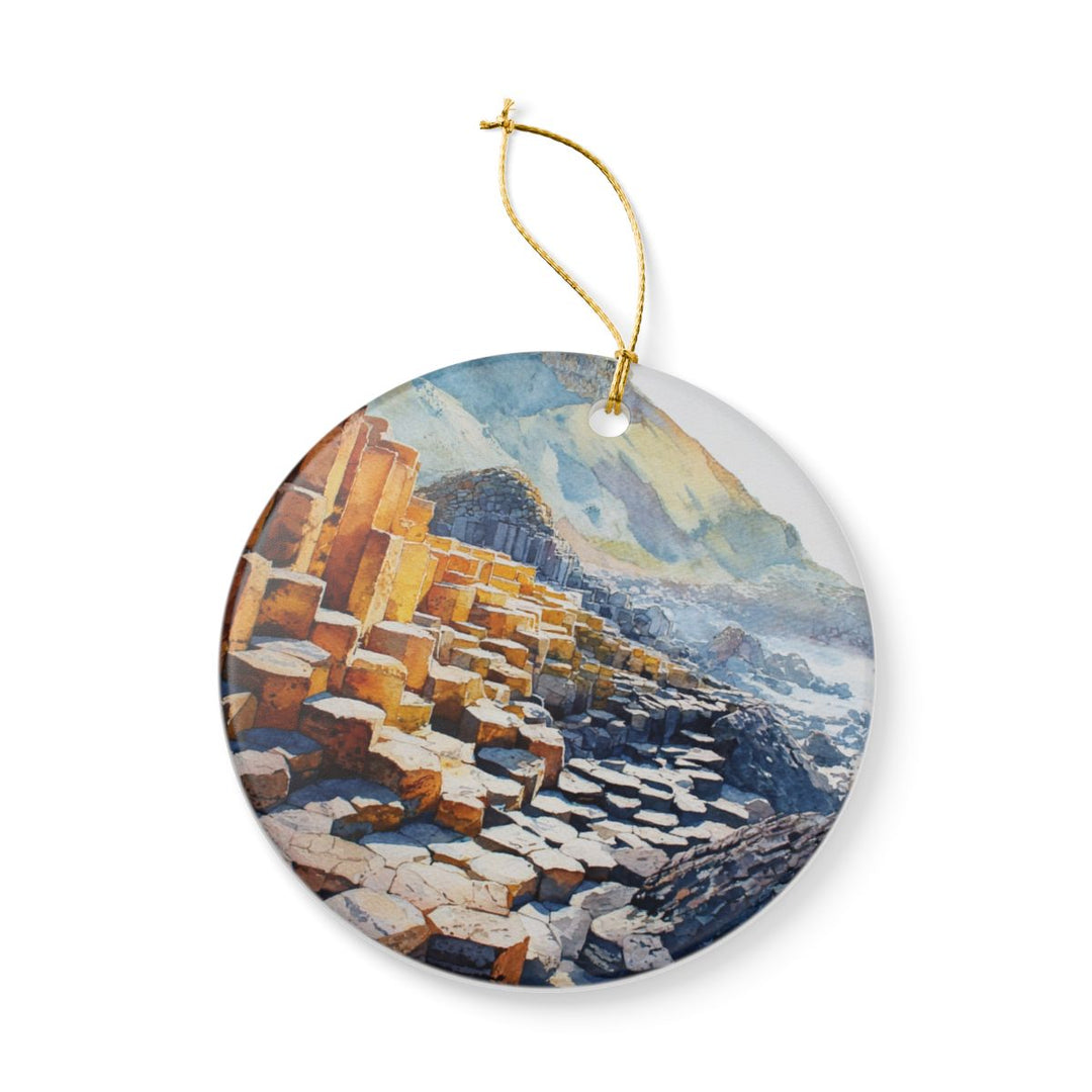 Giants Causeway Northern Ireland Ornament: Unique Giants Causeway Northern Souvenir, Giants Causeway Northern Ireland Xmas Decor, and Authentic Giants Causeway Northern Gift