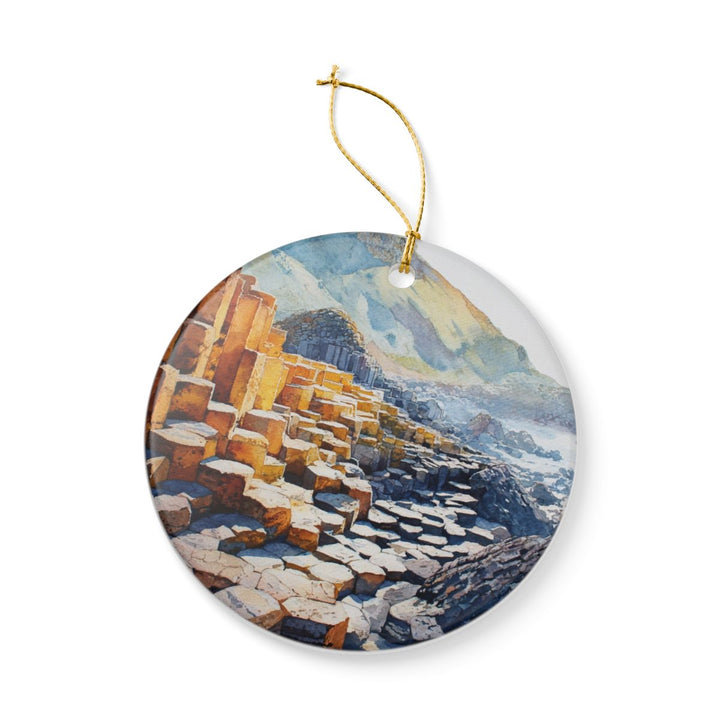 Giants Causeway Northern Ireland Ornament: Unique Giants Causeway Northern Souvenir, Giants Causeway Northern Ireland Xmas Decor, and Authentic Giants Causeway Northern Gift