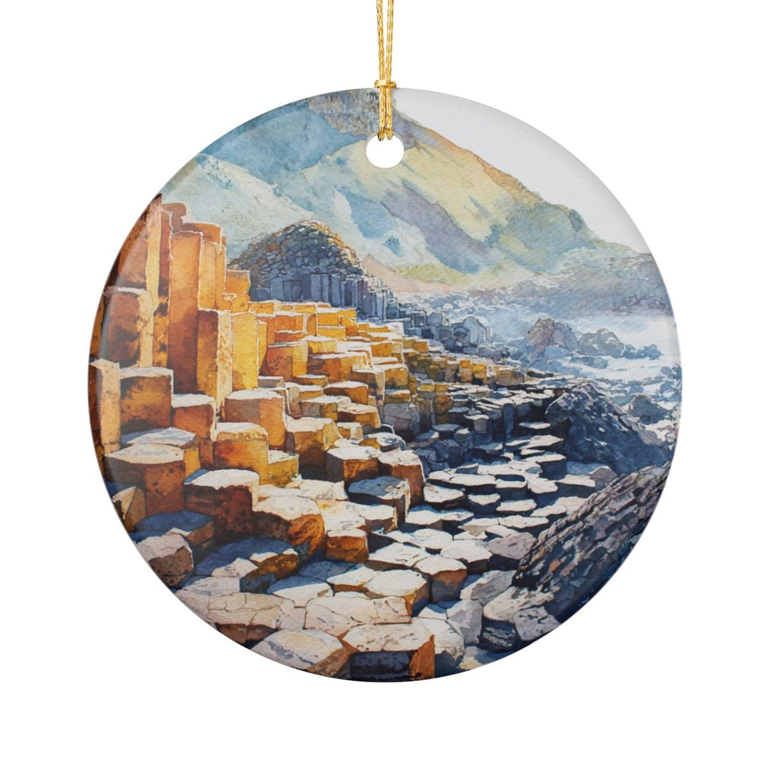 Giants Causeway Northern Ireland Ornament: Unique Giants Causeway Northern Souvenir, Giants Causeway Northern Ireland Xmas Decor, and Authentic Giants Causeway Northern Gift