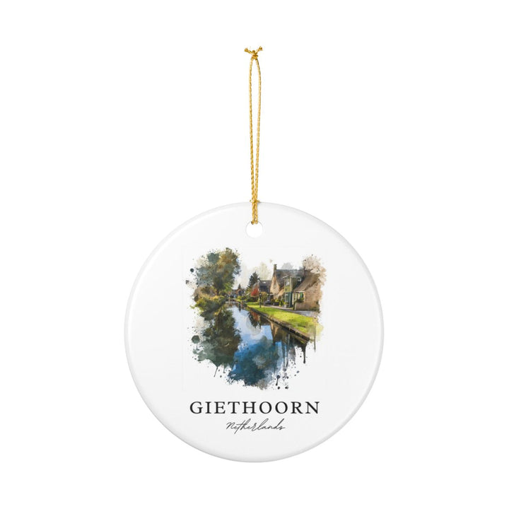 Giethoorn Netherlands Ornament: Unique Giethoorn Souvenir, Giethoorn Netherlands Xmas Decor, and Authentic Giethoorn Gift