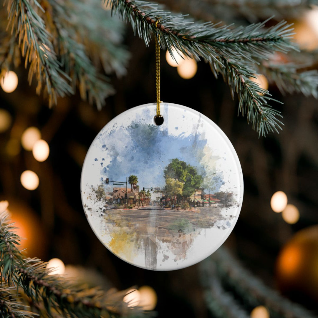 Gilbert Arizona USA Ornament: Unique Gilbert Souvenir, Gilbert Arizona Xmas Decor, and Authentic Gilbert Gift