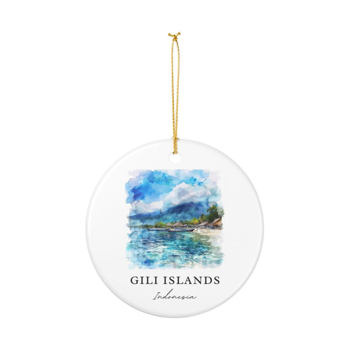Gili Islands Ornament: Unique Gili Islands Souvenir, Gili Islands Xmas Decor, and Authentic Gili Islands Gift