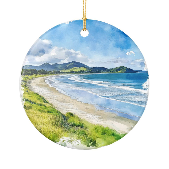 Gisborne New Zealand Ornament: Unique Gisborne Souvenir, Gisborne New Zealand Xmas Decor, and Authentic Gisborne Gift