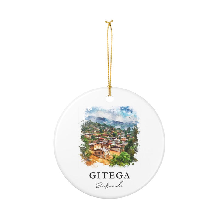 Gitega Burundi Ornament: Unique Gitega Souvenir, Gitega Burundi Xmas Decor, and Authentic Gitega Gift