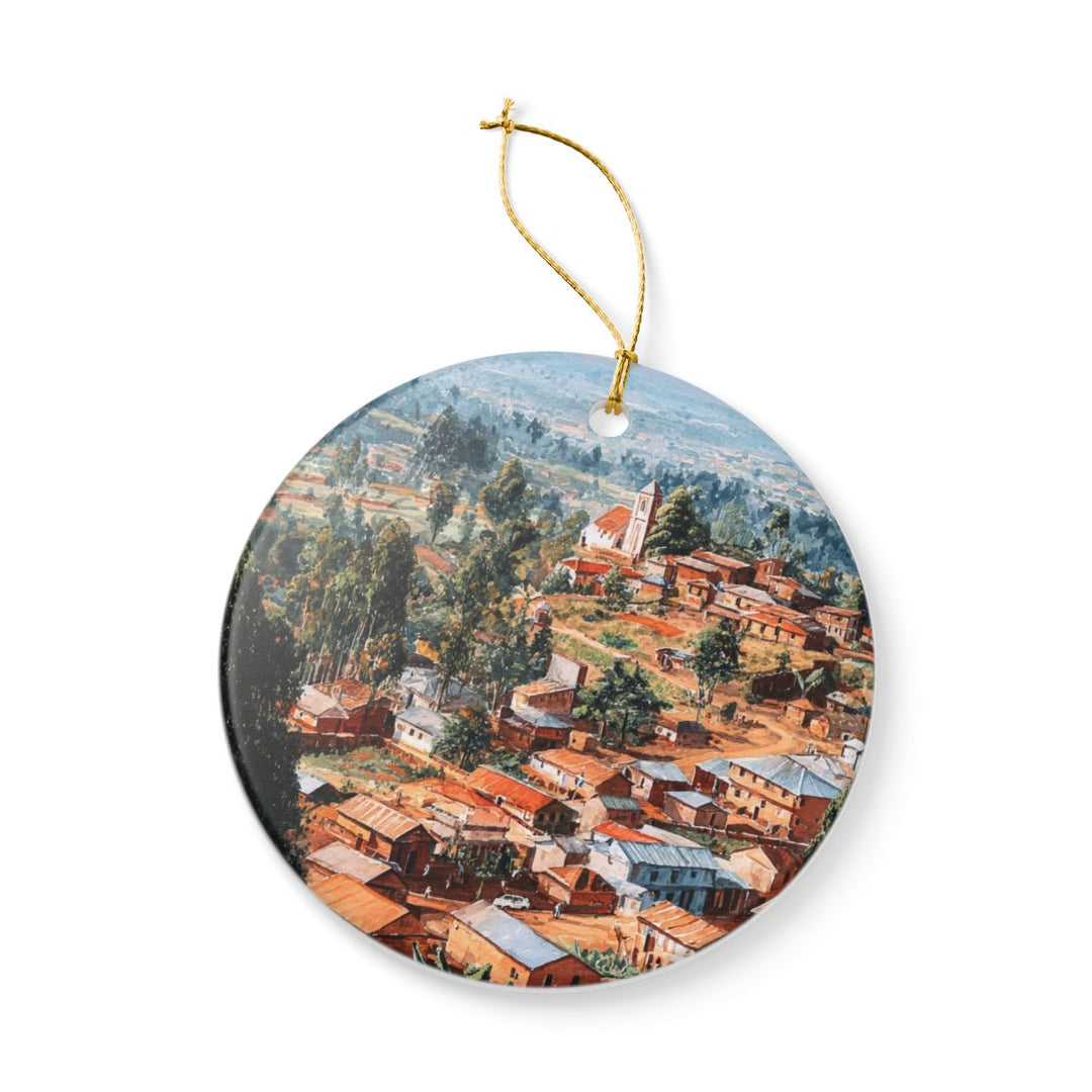 Gitega Burundi Ornament: Unique Gitega Souvenir, Gitega Burundi Xmas Decor, and Authentic Gitega Gift