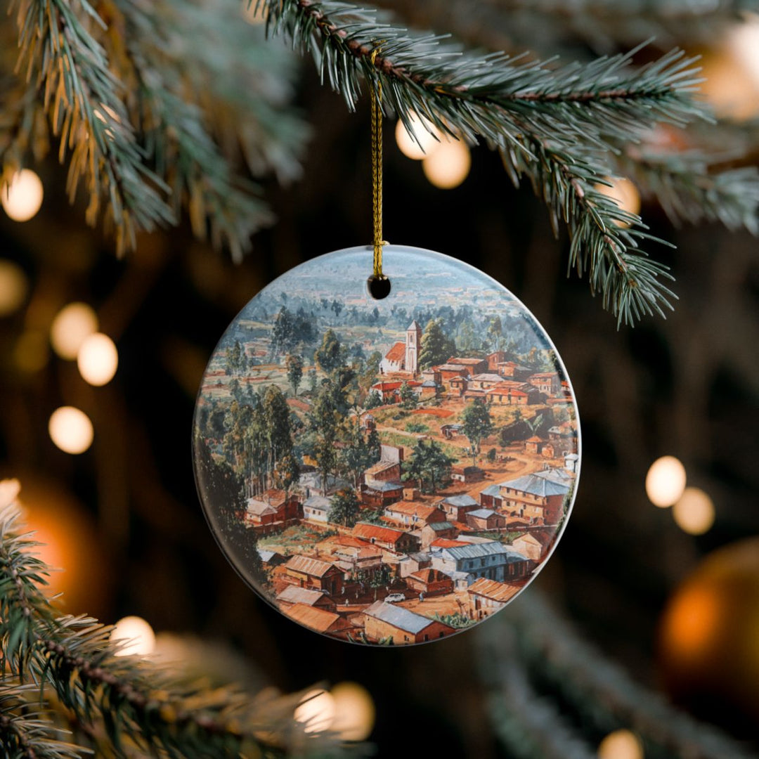 Gitega Burundi Ornament: Unique Gitega Souvenir, Gitega Burundi Xmas Decor, and Authentic Gitega Gift