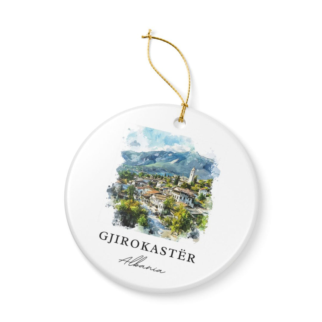 Gjirokaster Ornament: Unique Gjirokaster Souvenir, Gjirokaster Xmas Decor, and Authentic Gjirokaster Gift