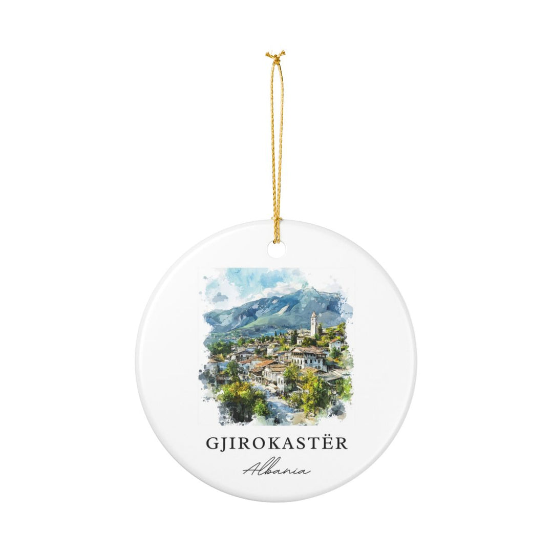 Gjirokaster Ornament: Unique Gjirokaster Souvenir, Gjirokaster Xmas Decor, and Authentic Gjirokaster Gift