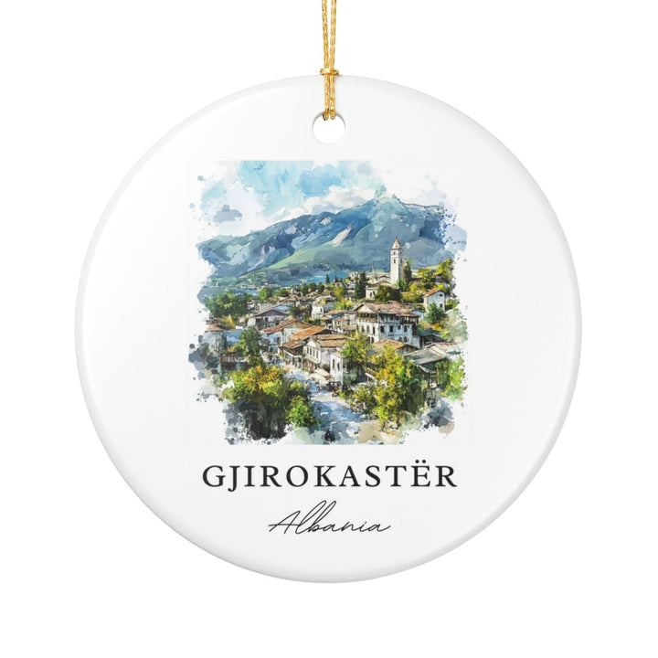 Gjirokaster Ornament: Unique Gjirokaster Souvenir, Gjirokaster Xmas Decor, and Authentic Gjirokaster Gift