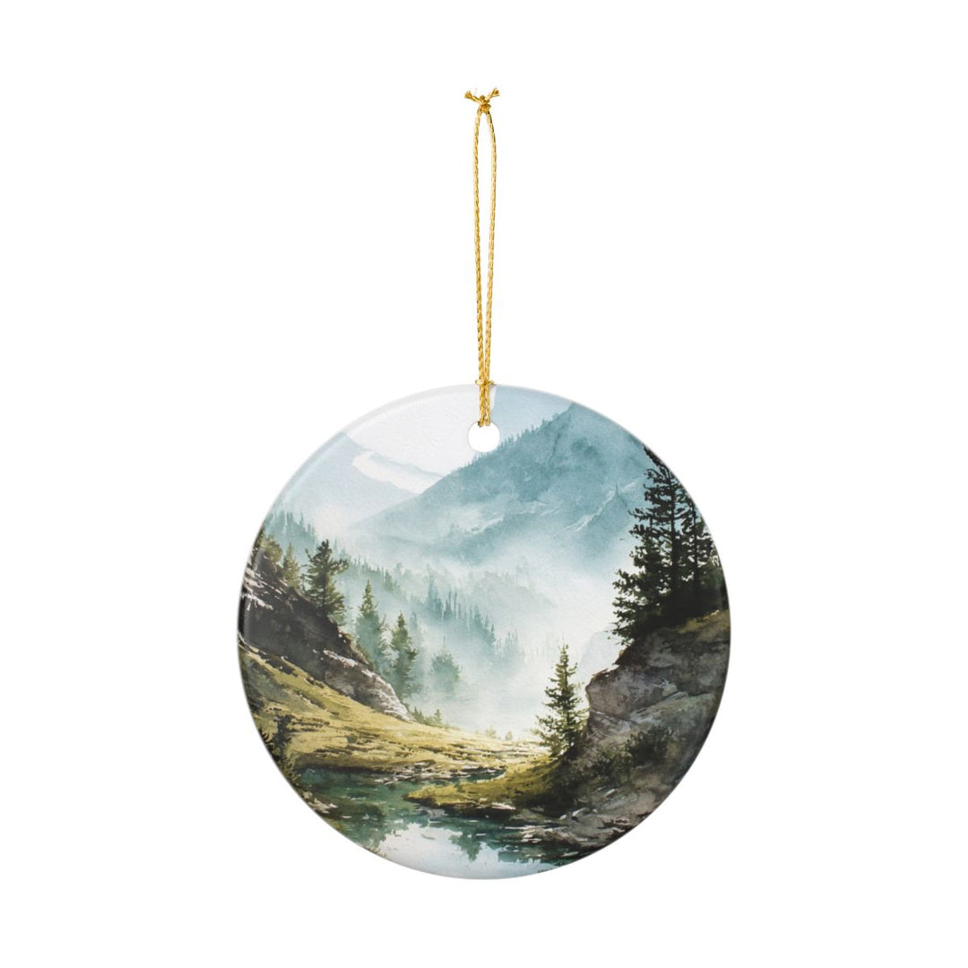 Glacier National Park USA Ornament: Unique Glacier National Park Souvenir, Glacier National Park USA Xmas Decor, and Authentic Glacier National Park Gift