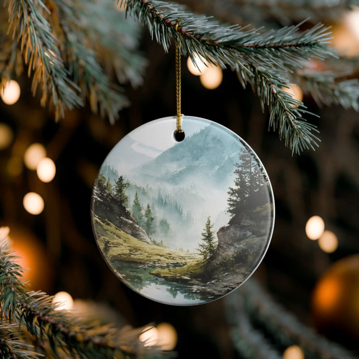 Glacier National Park USA Ornament: Unique Glacier National Park Souvenir, Glacier National Park USA Xmas Decor, and Authentic Glacier National Park Gift
