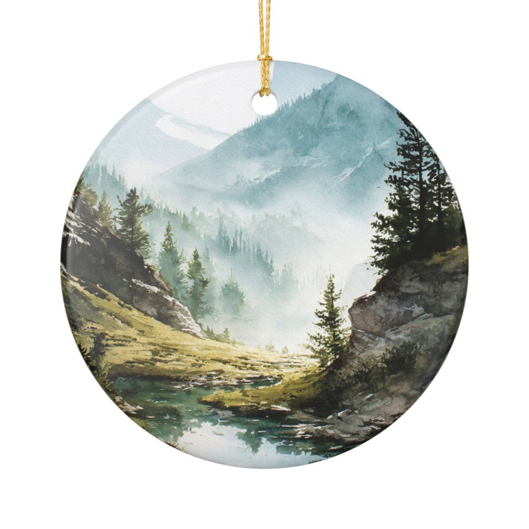 Glacier National Park USA Ornament: Unique Glacier National Park Souvenir, Glacier National Park USA Xmas Decor, and Authentic Glacier National Park Gift