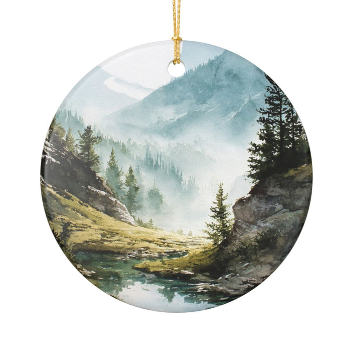 Glacier National Park USA Ornament: Unique Glacier National Park Souvenir, Glacier National Park USA Xmas Decor, and Authentic Glacier National Park Gift