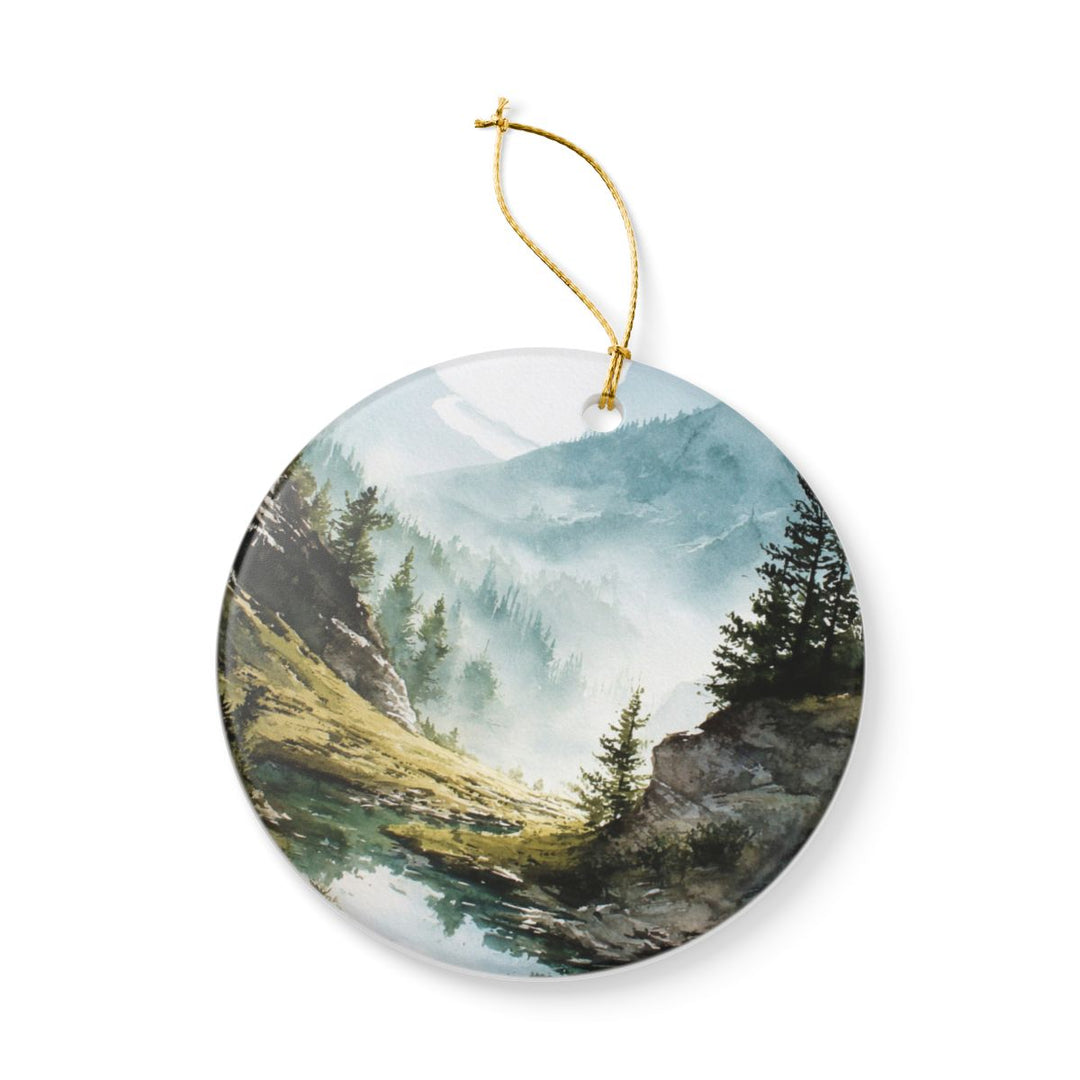 Glacier National Park USA Ornament: Unique Glacier National Park Souvenir, Glacier National Park USA Xmas Decor, and Authentic Glacier National Park Gift