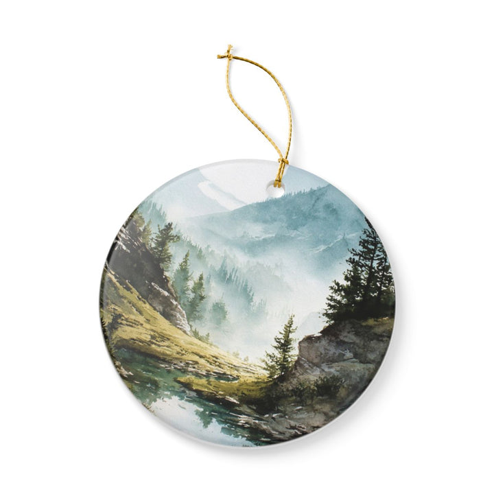 Glacier National Park USA Ornament: Unique Glacier National Park Souvenir, Glacier National Park USA Xmas Decor, and Authentic Glacier National Park Gift