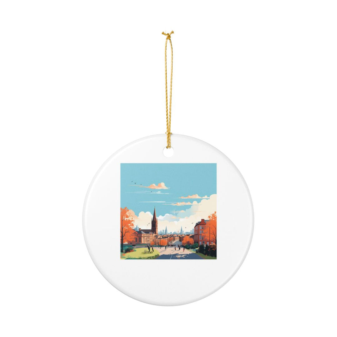 Glasgow Scotland Ornament: Unique Glasgow Scotland Souvenir, Glasgow Scotland Xmas Decor, and Authentic Glasgow Scotland Gift