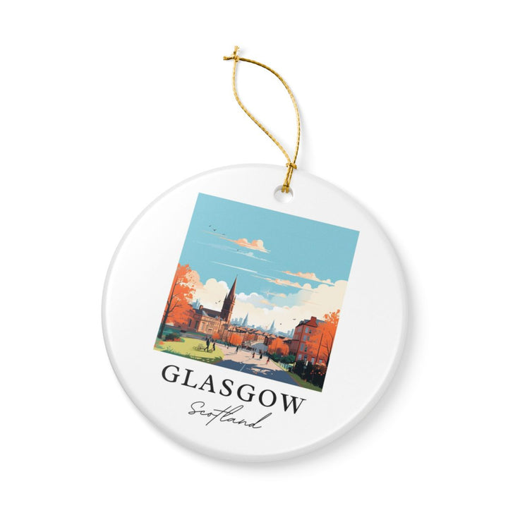 Glasgow Scotland Ornament | Christmas Travel Souvenir Gift