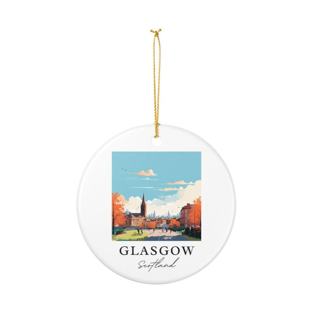 Glasgow Scotland Ornament | Christmas Travel Souvenir Gift
