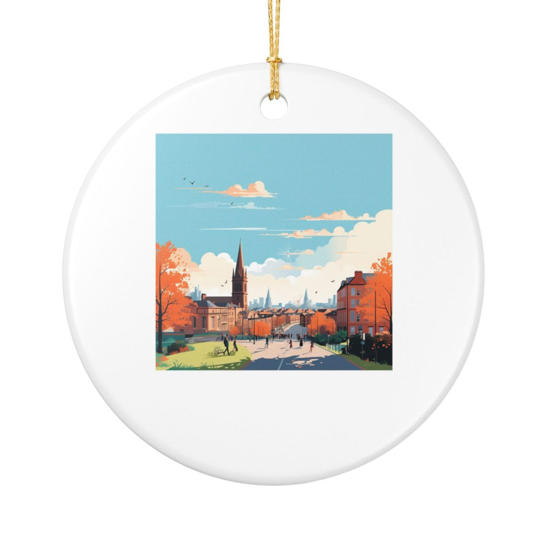 Glasgow Scotland Ornament: Unique Glasgow Scotland Souvenir, Glasgow Scotland Xmas Decor, and Authentic Glasgow Scotland Gift