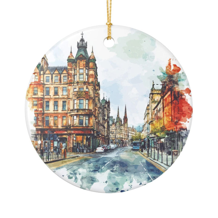 Glasgow Scotland Ornament: Unique Glasgow Scotland Souvenir, Glasgow Scotland Xmas Decor, and Authentic Glasgow Scotland Gift