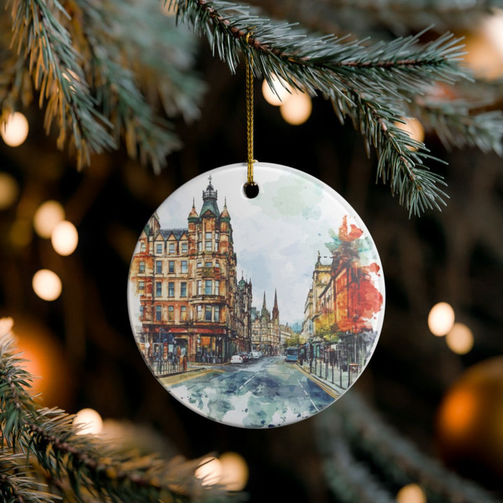 Glasgow Scotland Ornament: Unique Glasgow Scotland Souvenir, Glasgow Scotland Xmas Decor, and Authentic Glasgow Scotland Gift