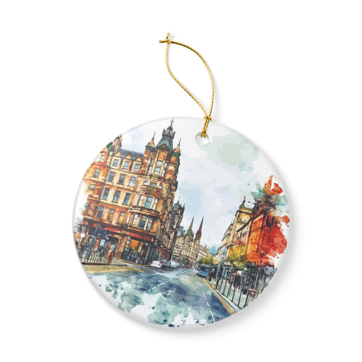 Glasgow Scotland Ornament: Unique Glasgow Scotland Souvenir, Glasgow Scotland Xmas Decor, and Authentic Glasgow Scotland Gift