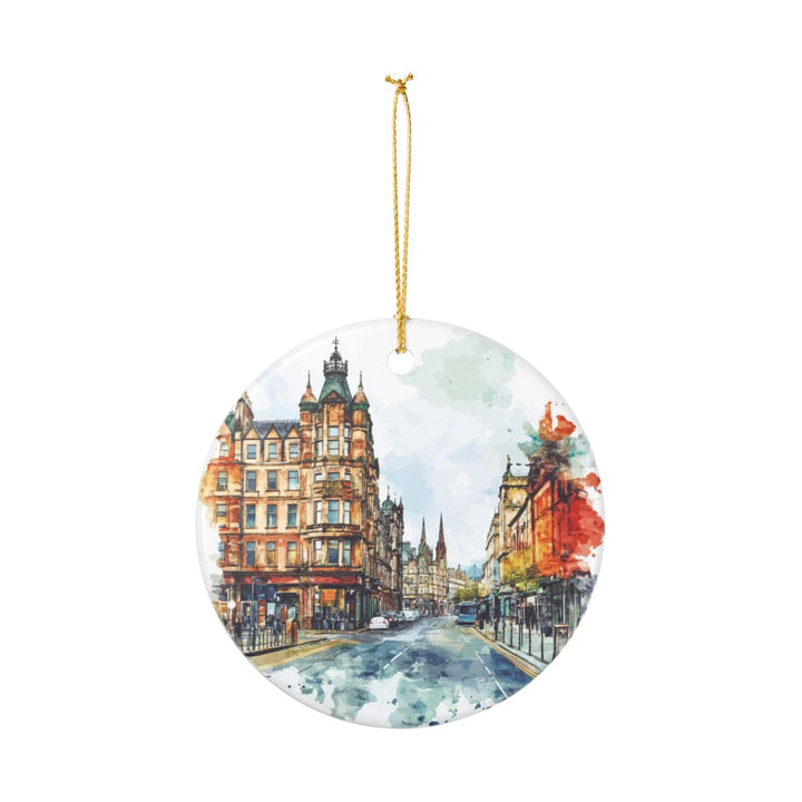 Glasgow Scotland Ornament: Unique Glasgow Scotland Souvenir, Glasgow Scotland Xmas Decor, and Authentic Glasgow Scotland Gift