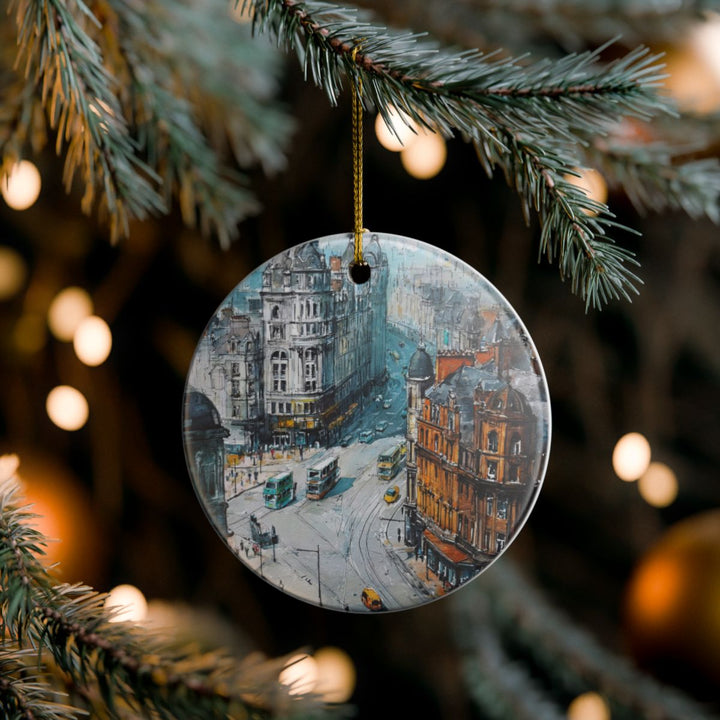 Glasgow Scotland Ornament: Unique Glasgow Scotland Souvenir, Glasgow Scotland Xmas Decor, and Authentic Glasgow Scotland Gift